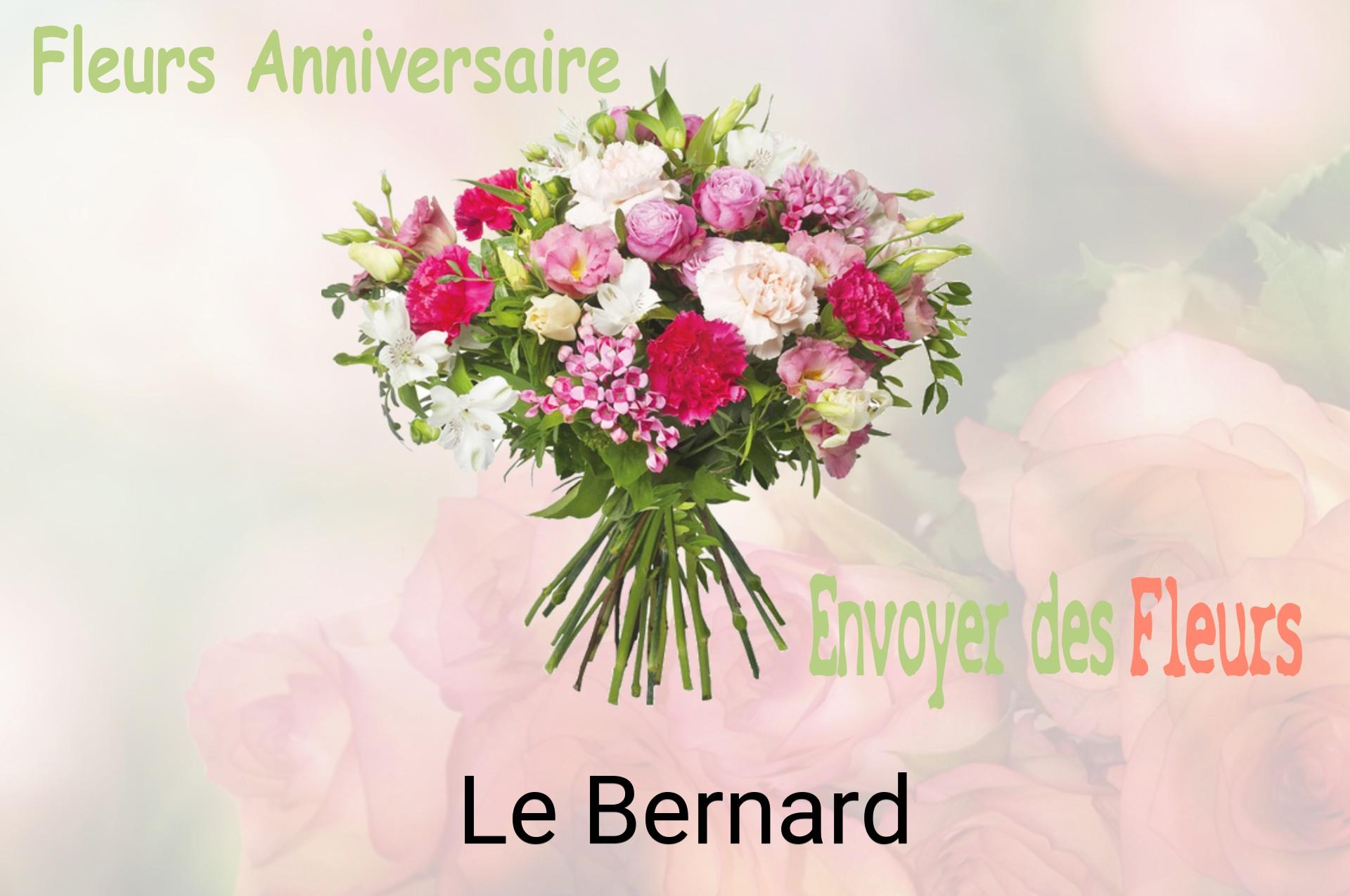 Bouquet de fleurs d’anniversaire livré à Le Bernard